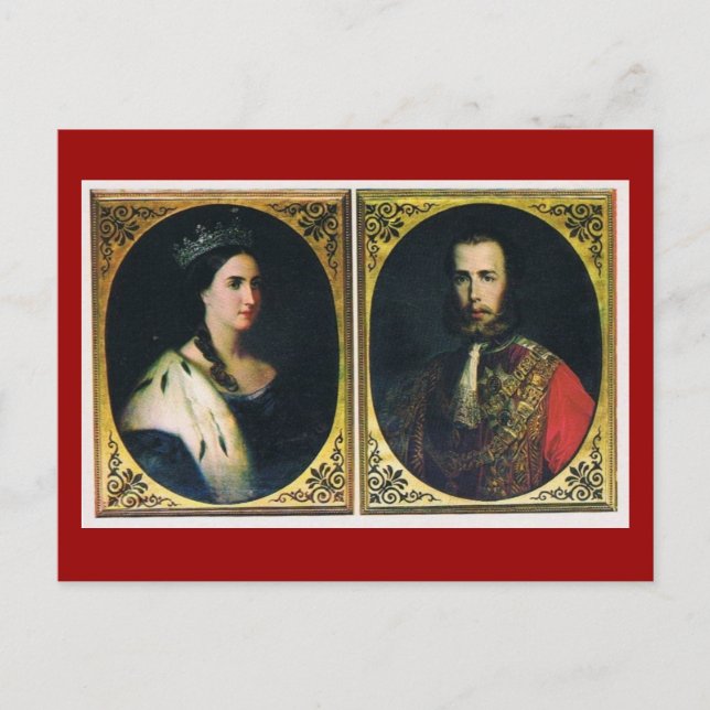 Carte Postale Archduke Maximilian & Charlotte d'Autriche #017M (Devant)