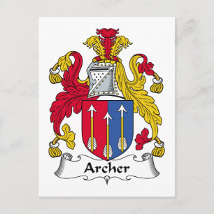 Carte Postale Archer Family Crest