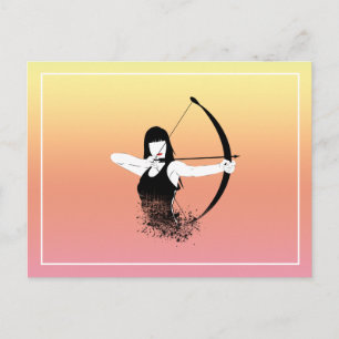 Carte Postale Archer féminin