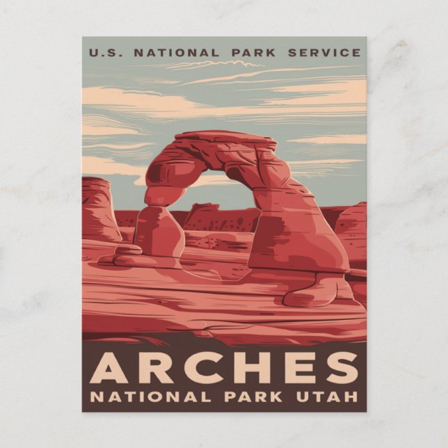 Carte Postale Arches National Park, Utah : une merveille naturel (Devant)