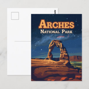 Carte Postale Arches Parc National Utah Delicate Arch Moab
