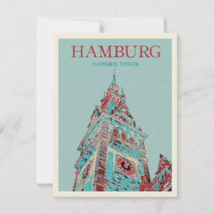 Carte Postale Architecture allemande exceptionnelle Hambourg Cit
