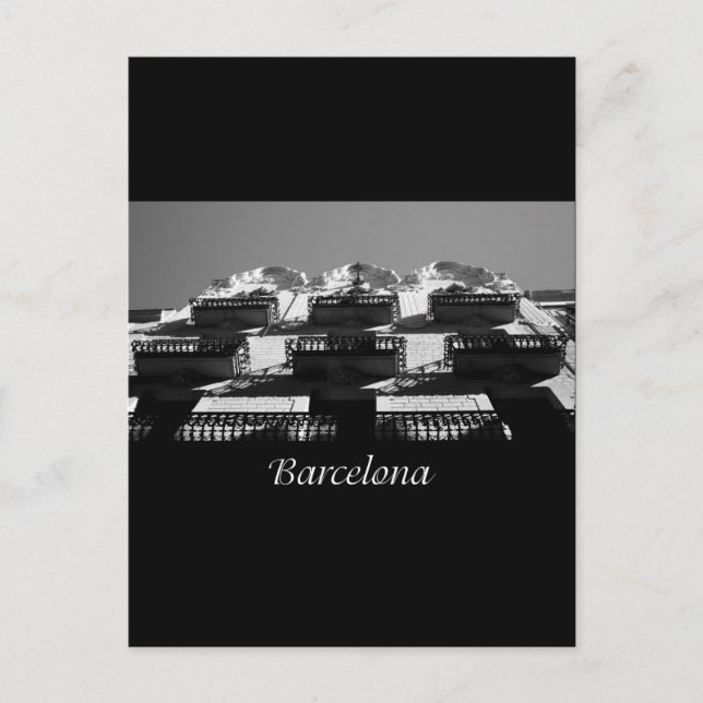 Carte Postale Architecture de Barcelone (Devant)
