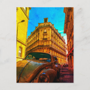 Carte Postale Architecture de France Rue française Vieille voitu