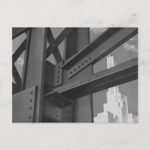 Carte Postale Architecture de gratte-ciel de construction en aci