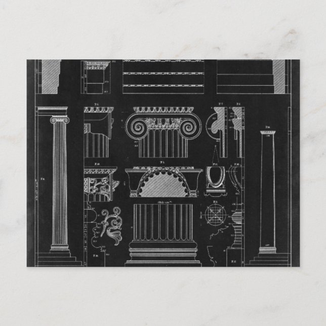 Carte Postale Architecture graphique IV (Devant)