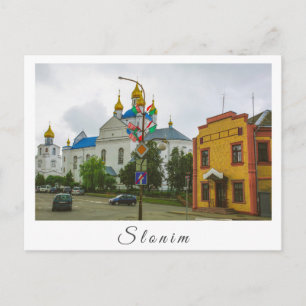 Carte Postale Architecture orthodoxe de l'église de Slonim en Bi