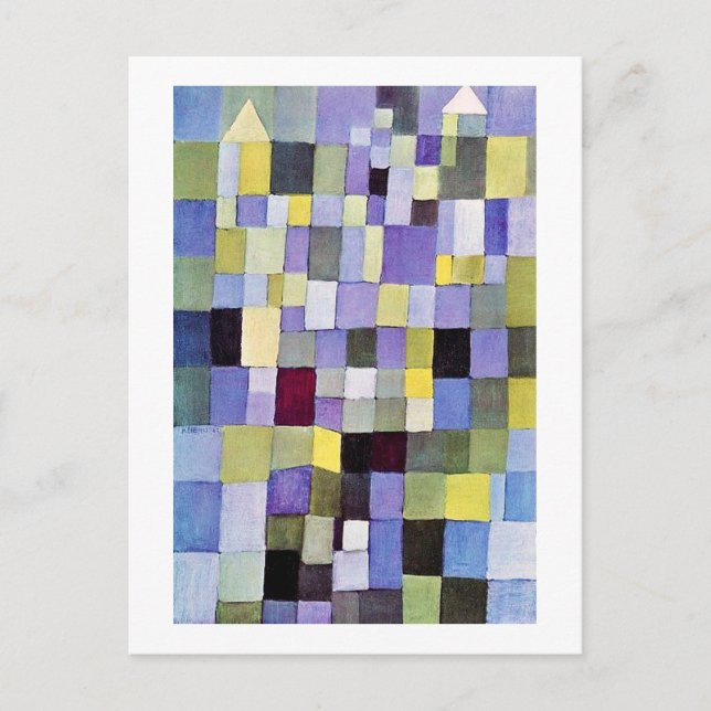 Carte Postale Architecture, Paul Klee (Devant)