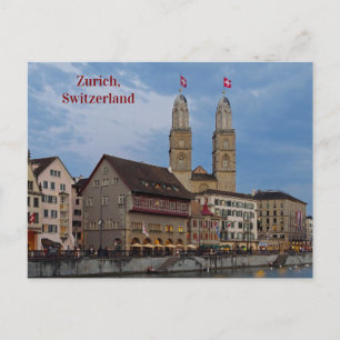 Carte Postale Architecture Suisse Zurich
