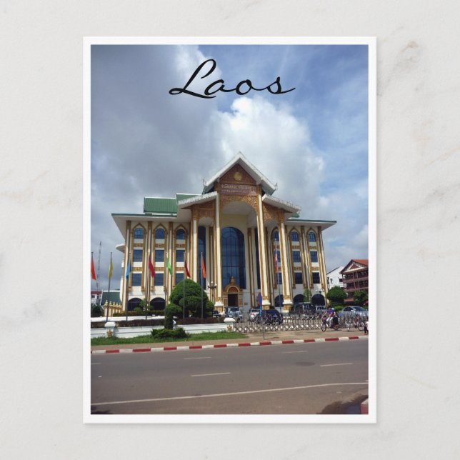 Carte Postale architecture vientiane (Devant)
