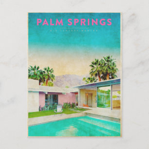 Carte Postale Architecture vintage Palm Springs 