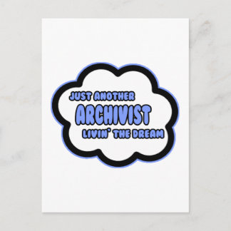 Carte Postale Archiviste .. Vivre le rêve