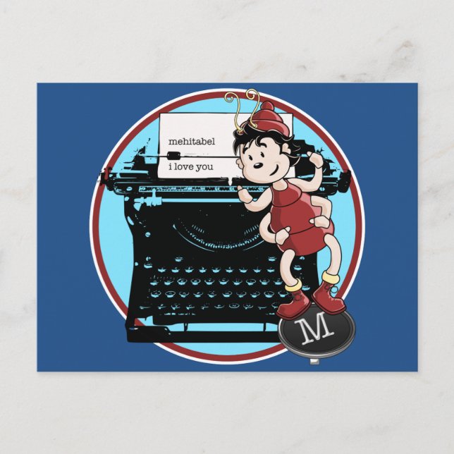 Carte Postale Archy aime Mehitabel (Devant)