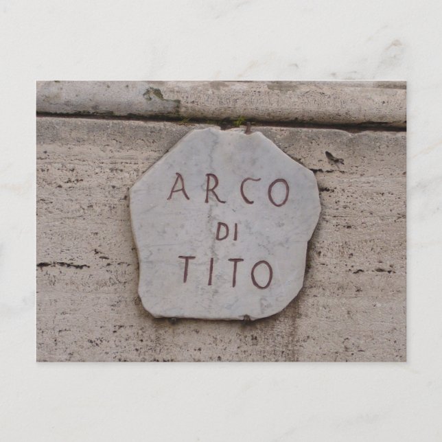 Carte Postale arco di tito (Devant)