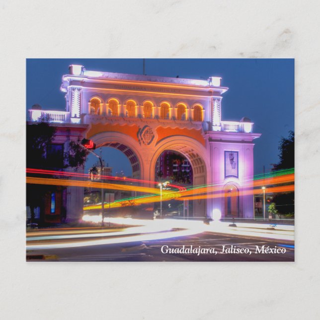 Carte Postale Arcos Vallarta Guadalajara, Mexique (Devant)