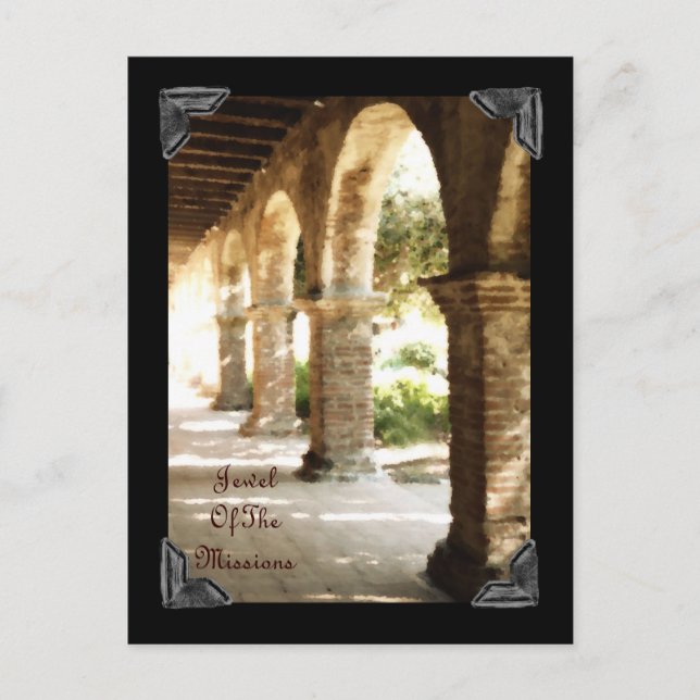 Carte Postale Arcs de la mission San Juan Capistrano (Devant)
