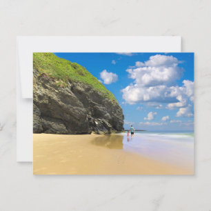 Carte Postale Argent Strand Wicklow, Irlande