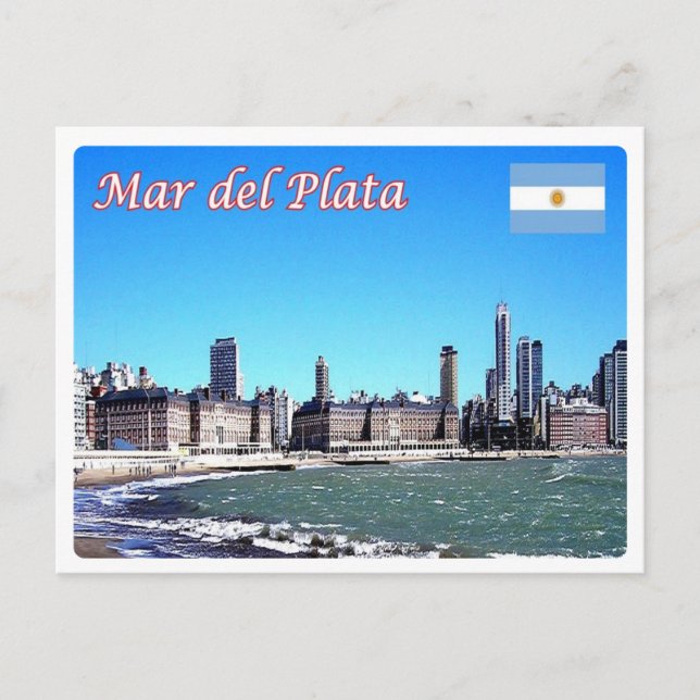 Carte Postale Argentine - Mar del Plata - (Devant)