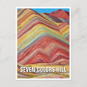 Carte Postale Argentine Sept Colours Hill Quebrada de Humahuaca