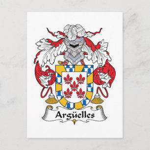 Carte Postale Arguelles Family Crest
