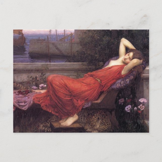 Carte Postale Ariadne [John William Waterhouse] (Devant)