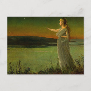 Carte Postale Ariane à Naxos John Atkinson Grimshaw