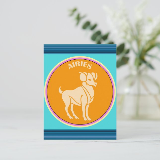 Carte postale Aries (Debout devant)