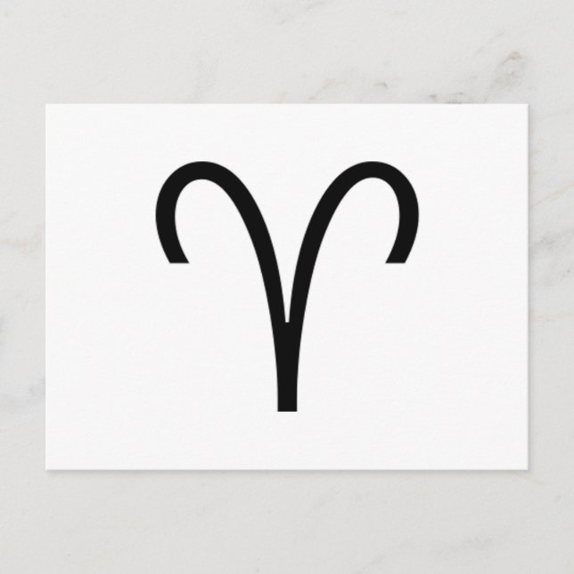 Carte Postale Aries (Devant)