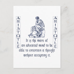 Carte Postale Aristote