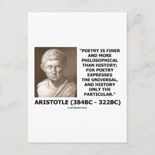 Carte Postale Aristote Poésie Finer Plus d'histoire philosophiqu