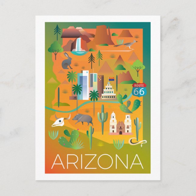 Carte postale Arizona (Devant)