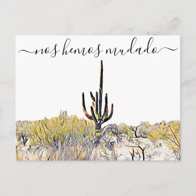 Carte postale Arizona Anuncio de Mudanza (Devant)