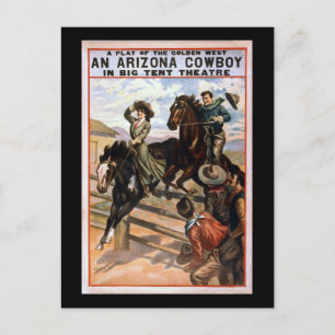 Carte Postale Arizona Cowboy dans Big Tent Theatre