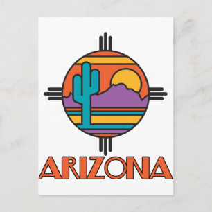 Carte Postale Arizona Desert Mandala