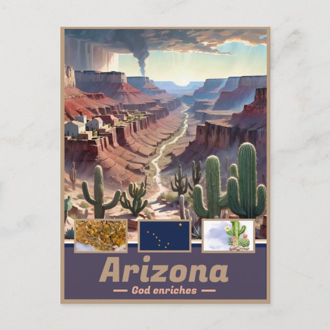 Carte Postale Arizona Dreamscape : Surreal State (Devant)