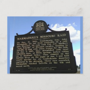 Carte Postale Arkansas Guerre civile Historique