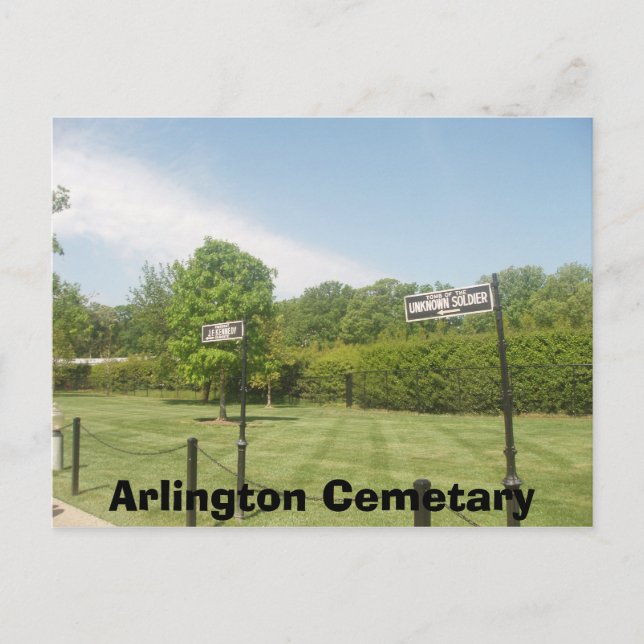 Carte Postale Arlington Cemetary (Devant)