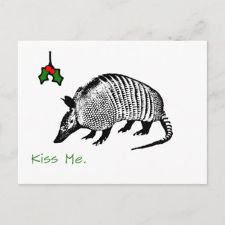 Carte Postale Armadillo Kiss Me