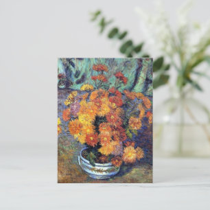 Carte Postale Armand Guillaumin - Vase de chrysanthèmes