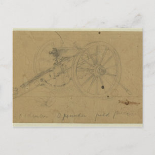 Carte Postale Arme à feu de porte-mire