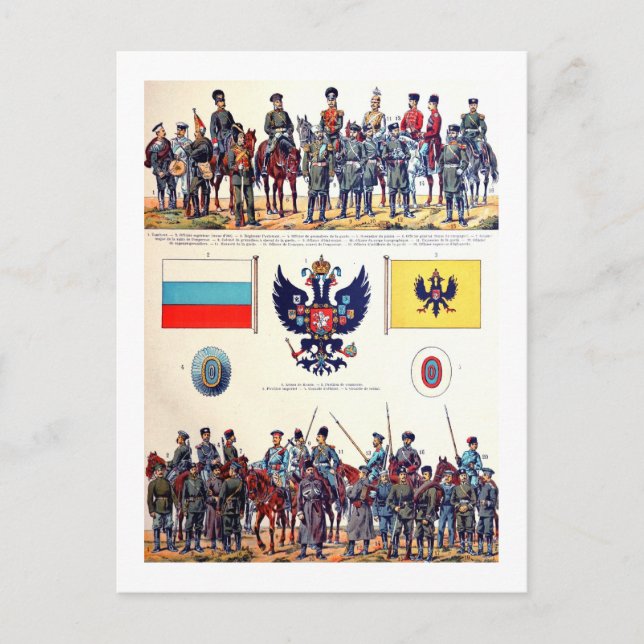 Carte Postale Armée russe (Devant)