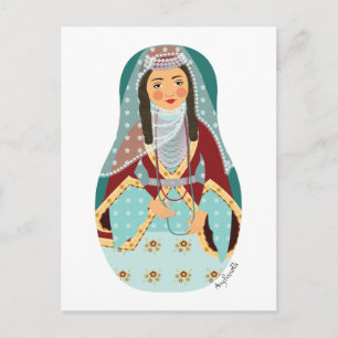 Carte postale arménienne Matryoshka