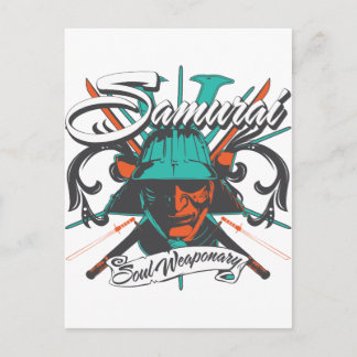 Carte Postale Armes d'âme de Samouraï