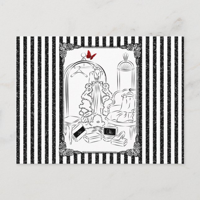 Carte Postale Armoire Posh Salle De Bande (Devant)