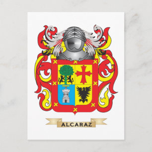 Carte Postale Armoiries d'Alcaraz (crête de famille)