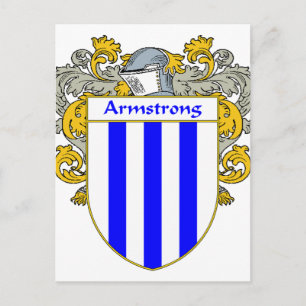 Carte Postale Armoiries d'Armstrong/crête de famille (mannequin)