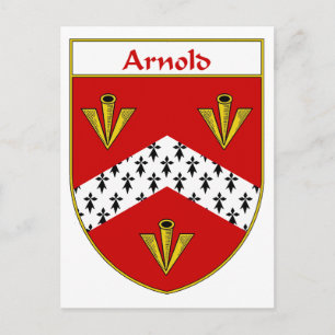 Carte Postale Armoiries d'Arnold/crête de famille
