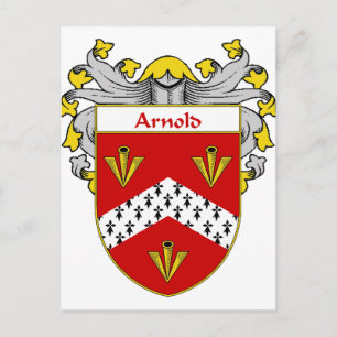 Carte Postale Armoiries d'Arnold/crête de famille (mannequin)