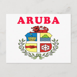 Carte Postale Armoiries D'Aruba Designs