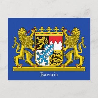 Carte Postale Armoiries de Bavière